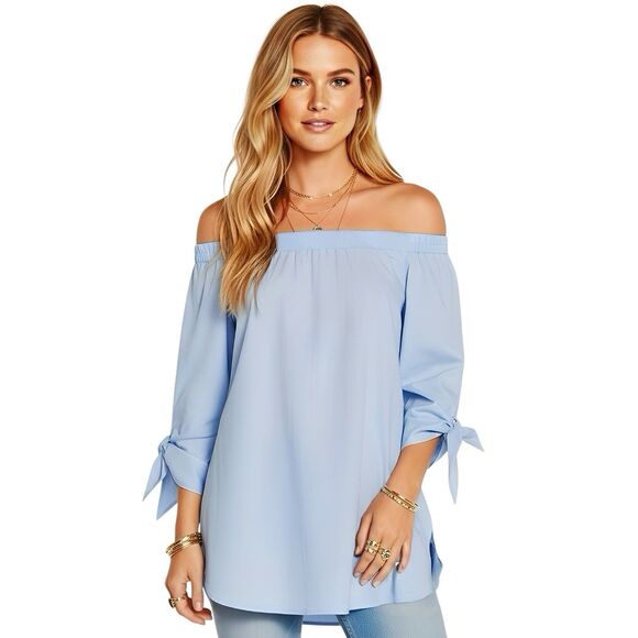 Tibi Tops - Tibi Blouse Sz 0 Off Shoulder Bohemian Boho Pastel Feminine Romantic Cottage